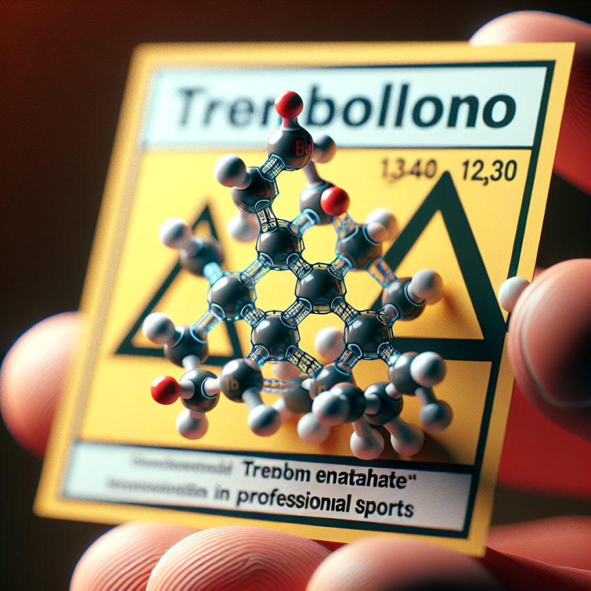 Trenbolone enanthate: prohibited substance in professional sports