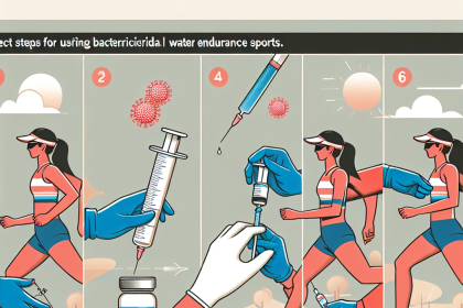 Correct usage of bactericidal water injections in endurance sports