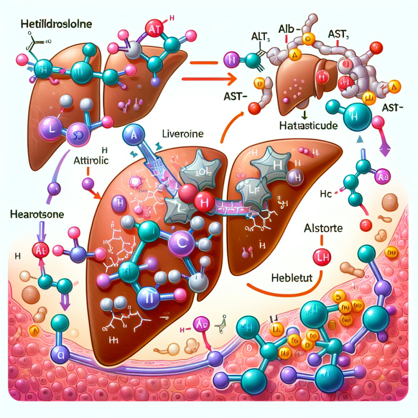 How metildrostanolone affects liver enzymes (alt, ast)