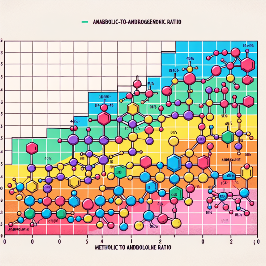 Anabolic-to-androgenic ratio of methyltrenbolone compared to others