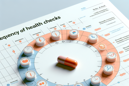 Frequency of health checks during andriol
