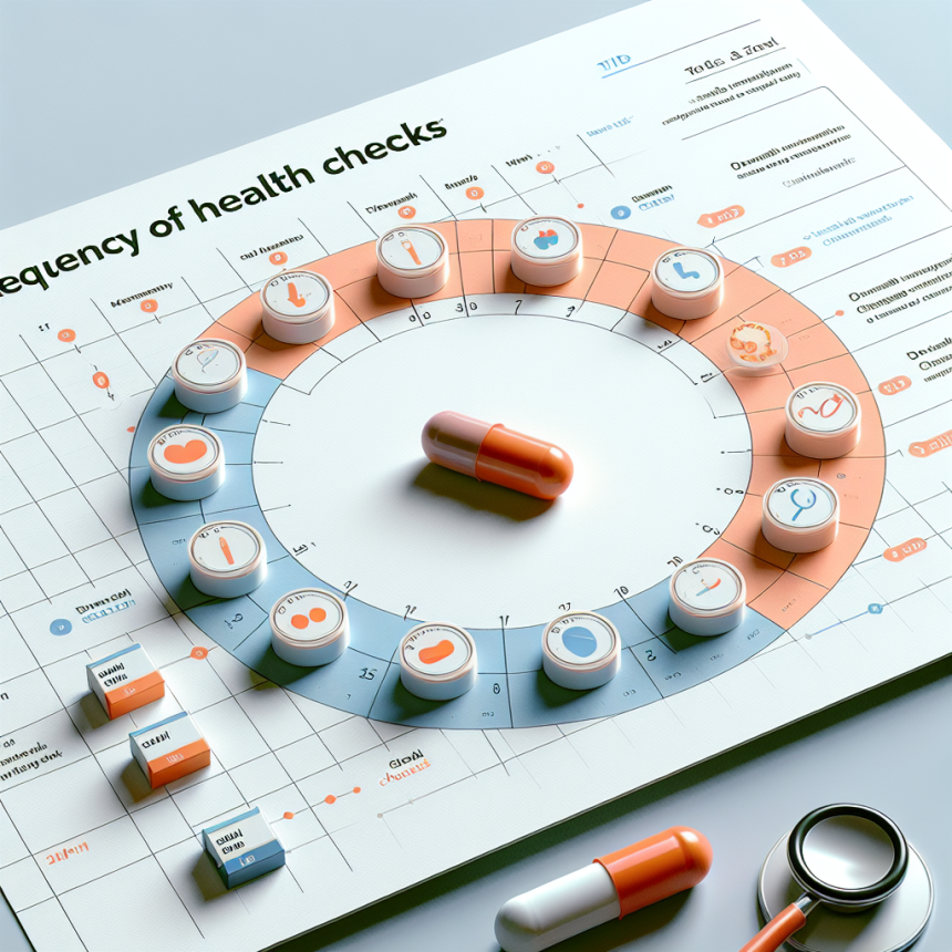 Frequency of health checks during andriol