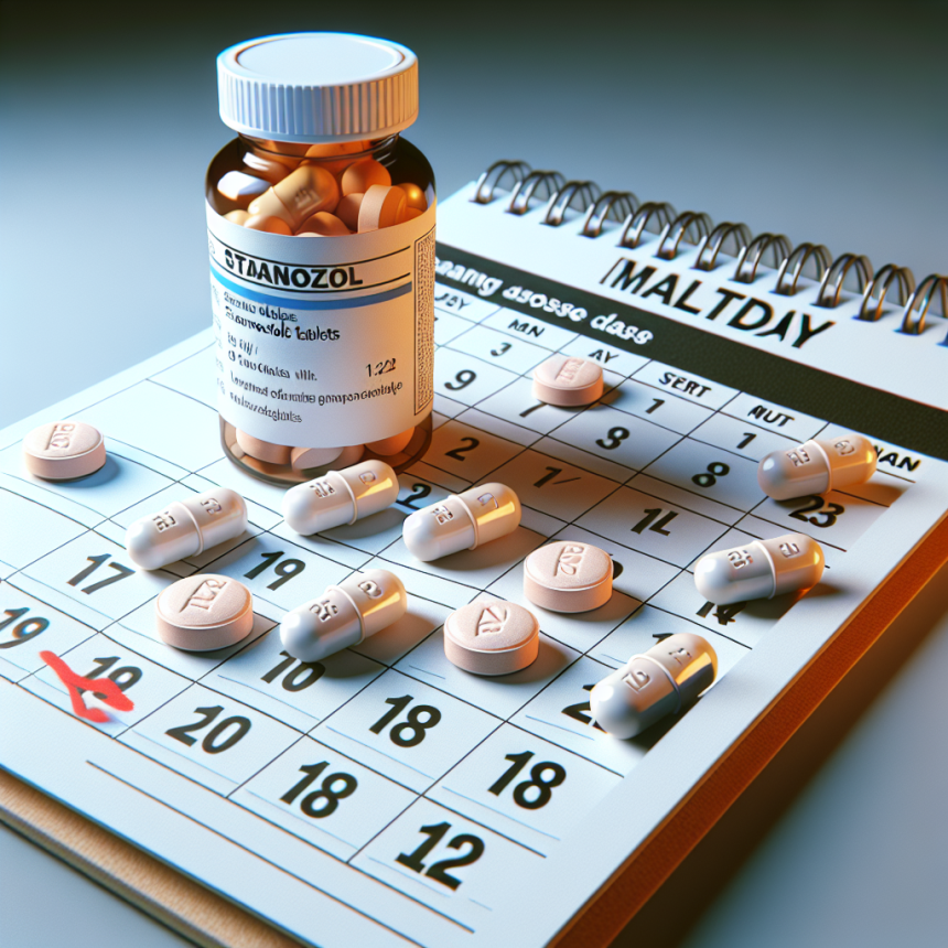 Switching doses mid-cycle for stanozololo compresse