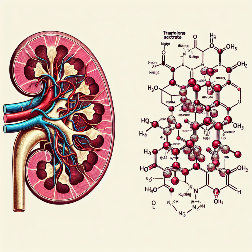 Kidney function and trestolone acetato