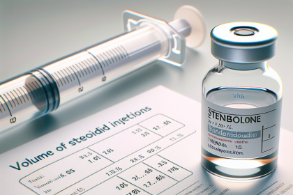 Volume calculation for stenbolone injections